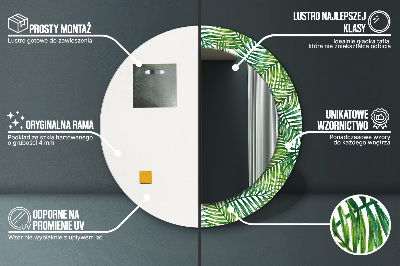 Dekorative spejle Tropisk palme