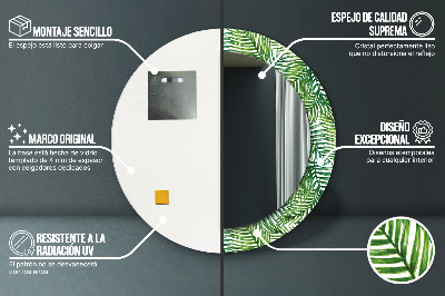 Dekorative spejle Tropisk palme