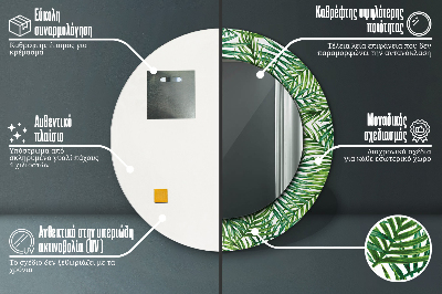 Dekorative spejle Tropisk palme