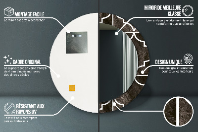 Dekorative spejle Antikke fliser