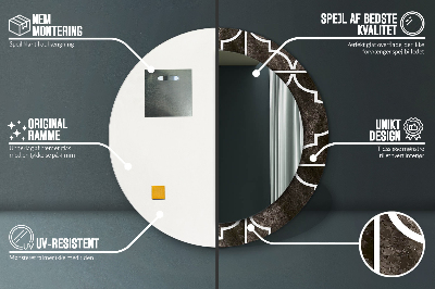 Dekorative spejle Antikke fliser