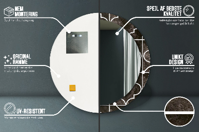 Dekorative spejle Antikke fliser