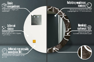 Dekorative spejle Antikke fliser