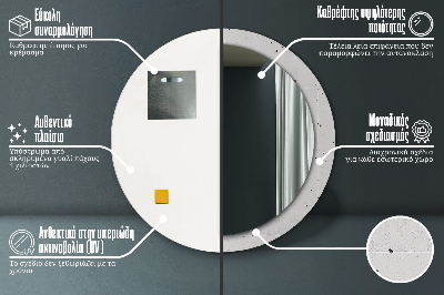 Dekorative spejle Beton tekstur