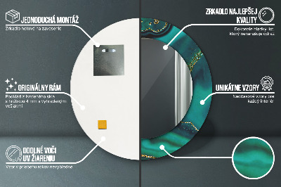 Dekorative spejle Smaragd-marmor