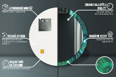 Dekorative spejle Smaragd-marmor