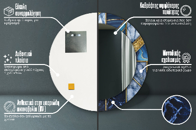 Dekorative spejle Moderne marmor