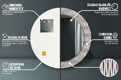 Dekorative spejle Geometrisk prikmønster