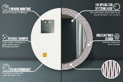 Dekorative spejle Geometrisk prikmønster