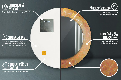 Dekorative spejle Abstrakt spiral