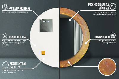 Dekorative spejle Abstrakt spiral