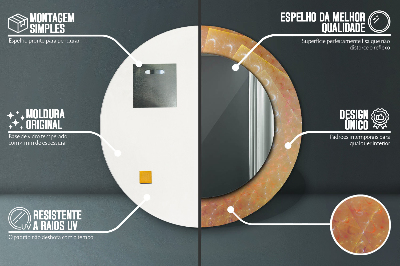 Dekorative spejle Abstrakt spiral