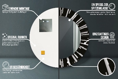 Dekorative spejle Radial komposition