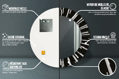 Dekorative spejle Radial komposition
