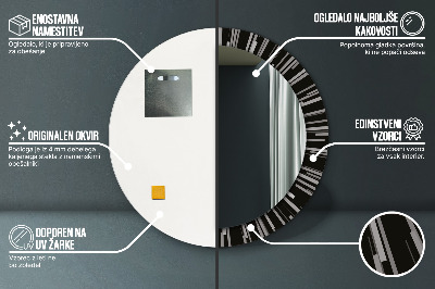 Dekorative spejle Radial komposition