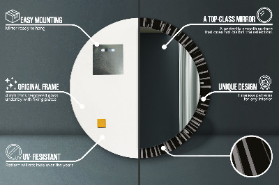 Dekorative spejle Radial komposition