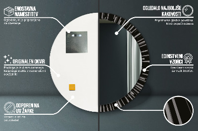 Dekorative spejle Radial komposition