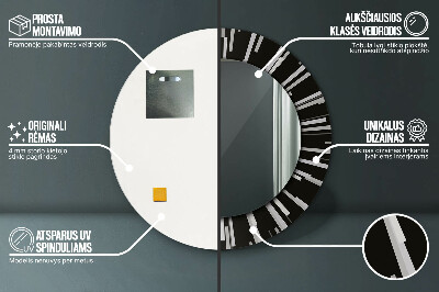 Dekorative spejle Radial komposition