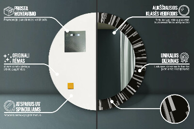 Dekorative spejle Radial komposition
