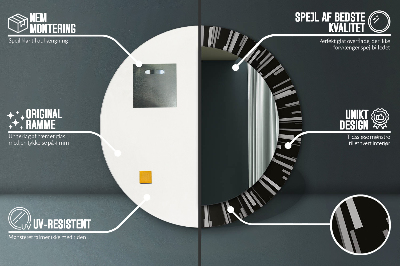 Dekorative spejle Radial komposition