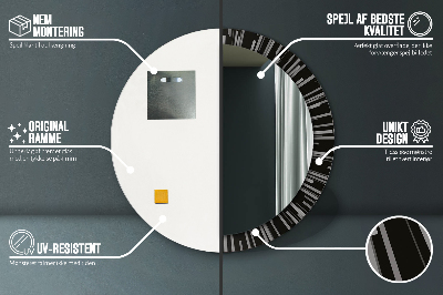 Dekorative spejle Radial komposition