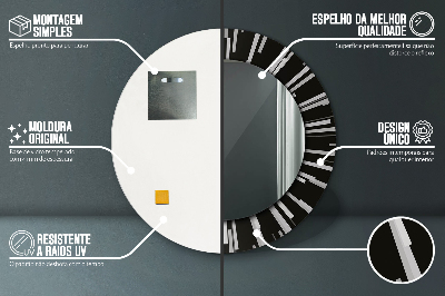 Dekorative spejle Radial komposition