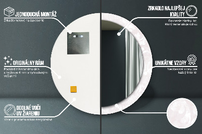 Dekorative spejle Delikat rokoko tekstur