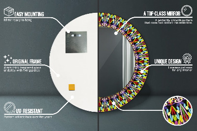 Dekorative spejle Psykedelisk mandala-mønster