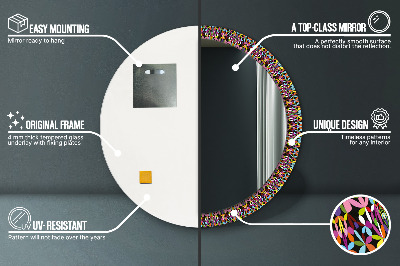Dekorative spejle Psykedelisk mandala-mønster