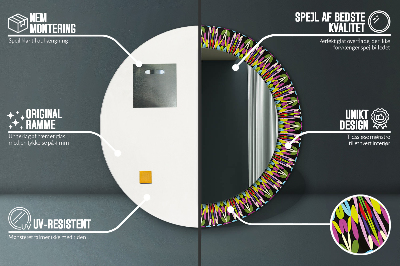 Dekorative spejle Psykedelisk mandala-mønster