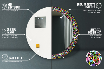 Dekorative spejle Psykedelisk mandala-mønster