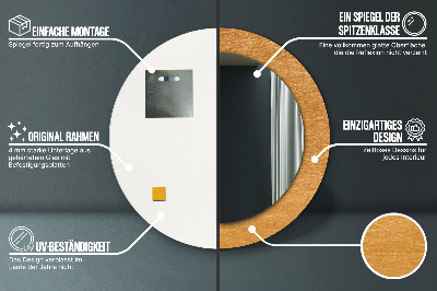 Dekorative spejle Metaloverflade