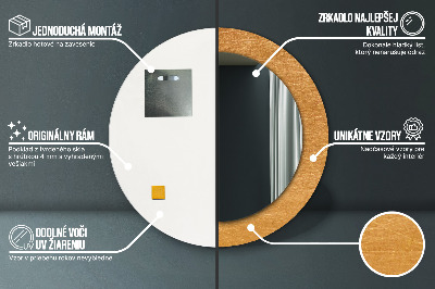 Dekorative spejle Metaloverflade