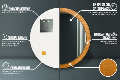 Dekorative spejle Metaloverflade