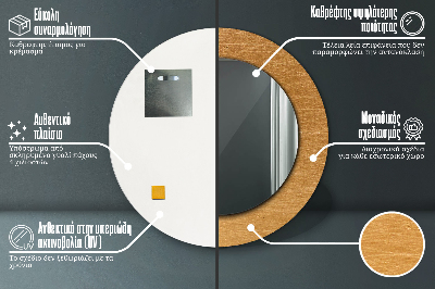 Dekorative spejle Metaloverflade