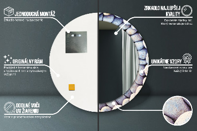 Dekorative spejle Cirkel af havsten