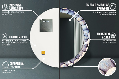 Dekorative spejle Cirkel af havsten