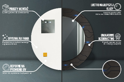 Dekorative spejle Futuristisk abstrakt