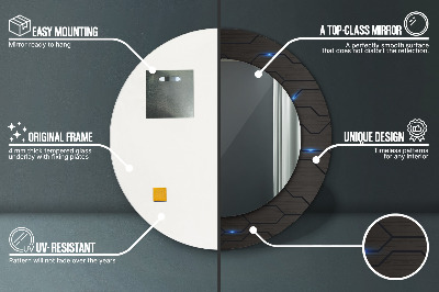 Dekorative spejle Futuristisk abstrakt