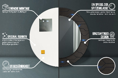 Dekorative spejle Futuristisk abstrakt