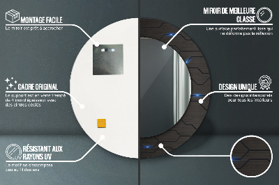 Dekorative spejle Futuristisk abstrakt