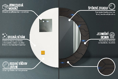 Dekorative spejle Futuristisk abstrakt