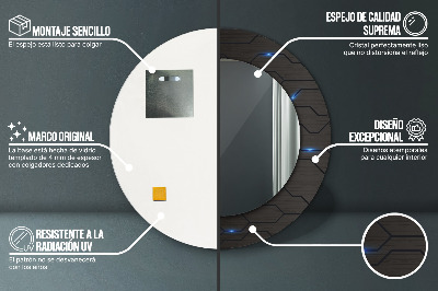 Dekorative spejle Futuristisk abstrakt