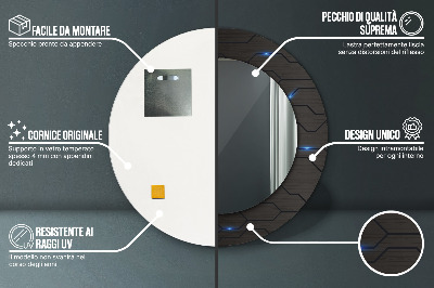 Dekorative spejle Futuristisk abstrakt