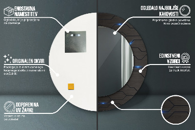 Dekorative spejle Futuristisk abstrakt