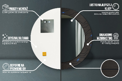 Dekorative spejle Futuristisk abstrakt