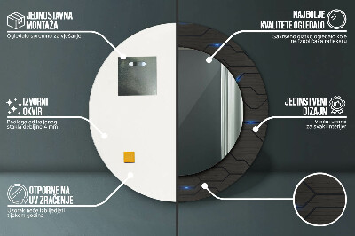 Dekorative spejle Futuristisk abstrakt