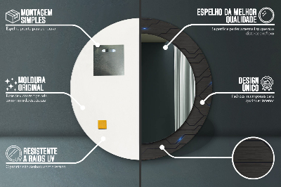 Dekorative spejle Futuristisk abstrakt