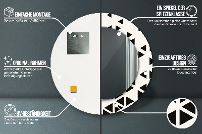 Dekorative spejle Abstrakt geometrisk