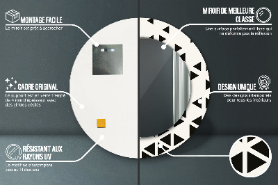 Dekorative spejle Abstrakt geometrisk